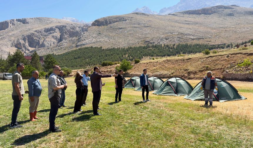 Aladağlar Festivali öncesi hazırlıklar gözden geçirildi