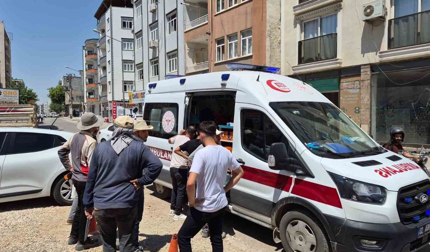 Çelik halata elini sıkıştıran vinç operatörü yaralandı