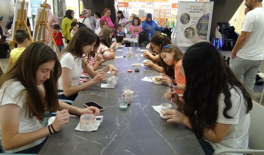 Tema Park AVM'de sanat ve eğlence buluştu