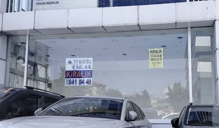 Dükkanlar boş kaldı, kiralık işyeri ilanları arttı