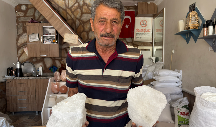 Niğde'de kaya tuzu satışları arttı
