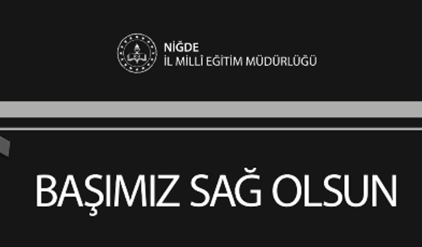 Niğde'de matematik öğretmeni Gökalp hayatını kaybetti