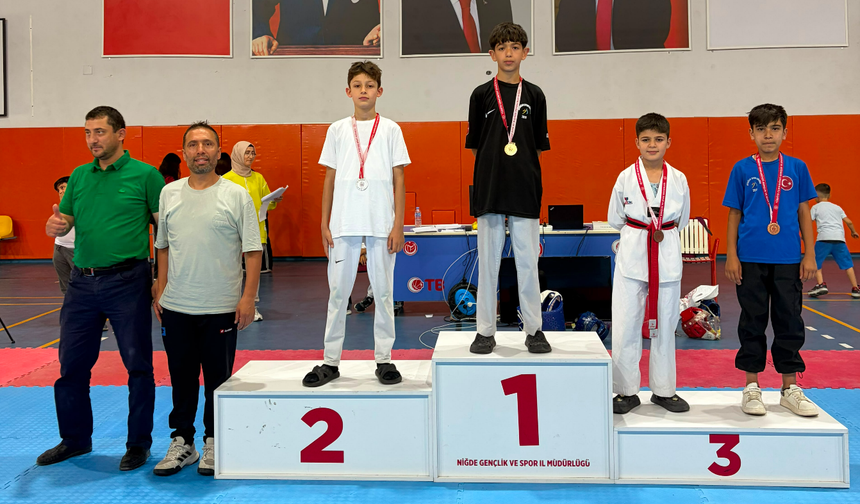 ANALİG Taekwondo'da Niğde'nin temsilcileri belli oldu