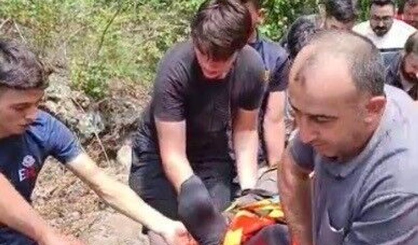 İçme suyu çalışmasında düşen işçi yaralandı