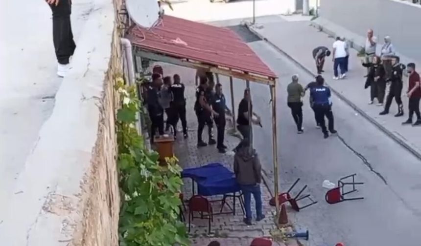 Sungurbey Karakolu yanında silahlı kavga