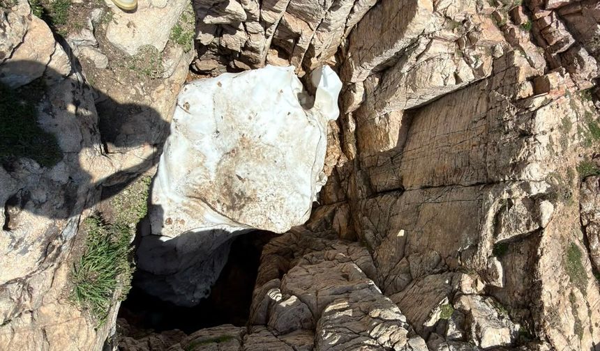 Niğde’de bu kuyuda 12 ay boyunca kar var