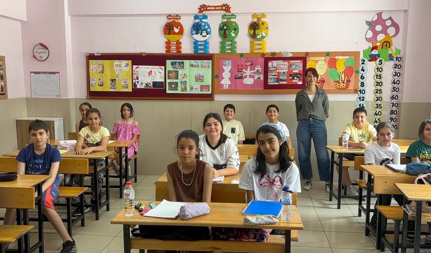 Yaz tatilinde sınıflar boş kalmadı