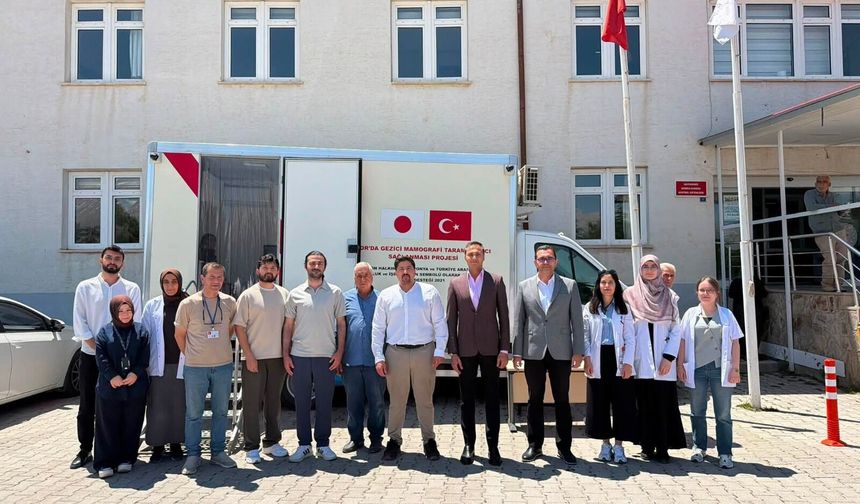 Çamardı'da mobil kanser tarama aracı vatandaşlarla buluştu
