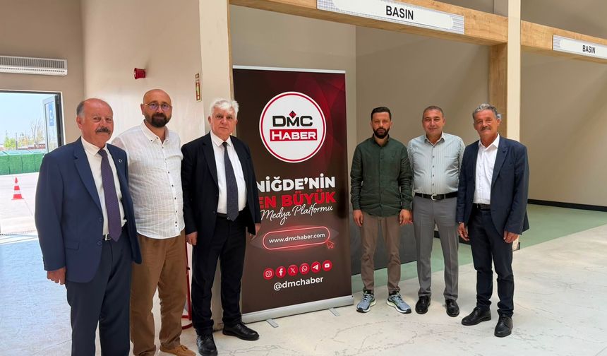 Esnaf oda başkanlarından DMC Haber standına ziyaret