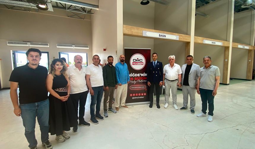 Kaymakam Bektaş’tan DMC Haber’in standına ziyaret