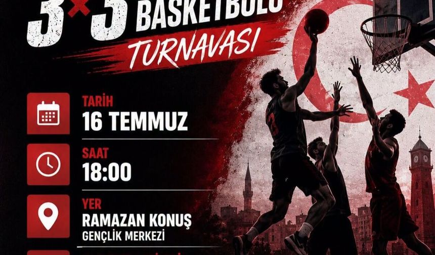 Niğde'de 3x3 Sokak Basketbolu Turnuvası düzenlenecek
