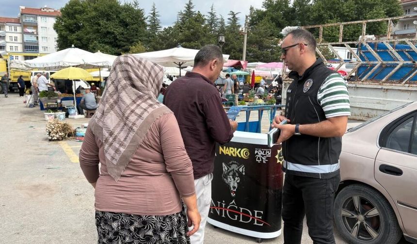 Narkotik ekiplerinden 608 vatandaşa bilgilendirme