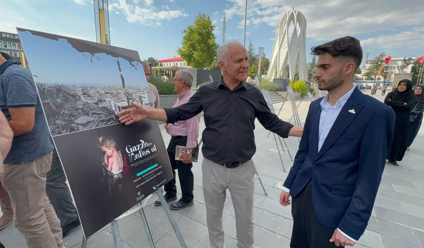 Gazze'nin sessiz çığlığı Niğde’de fotoğraflarla anlatıldı