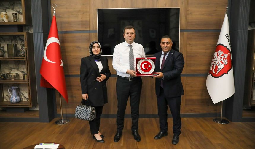 HAK-İŞ Niğde İl Başkanlığı’ndan Vali Akmeşe’ye ziyaret