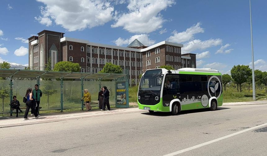 Niğde'de sanayi bölgesine elektrikli otobüs desteği