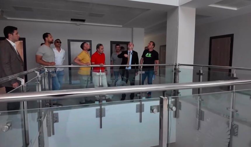 Spor Bilimleri Fakültesi binasında çalışmalar yüzde 97 tamamlandı