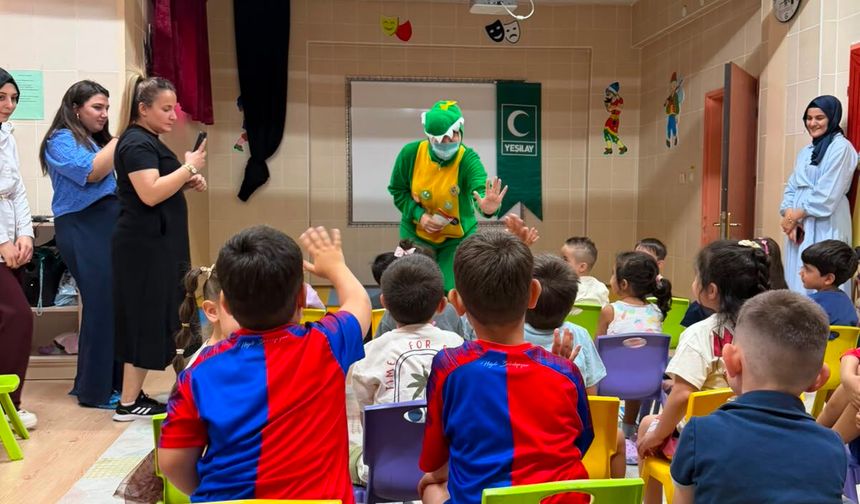 Yeşilay Niğde'den miniklere sağlıklı yaşam eğitimi