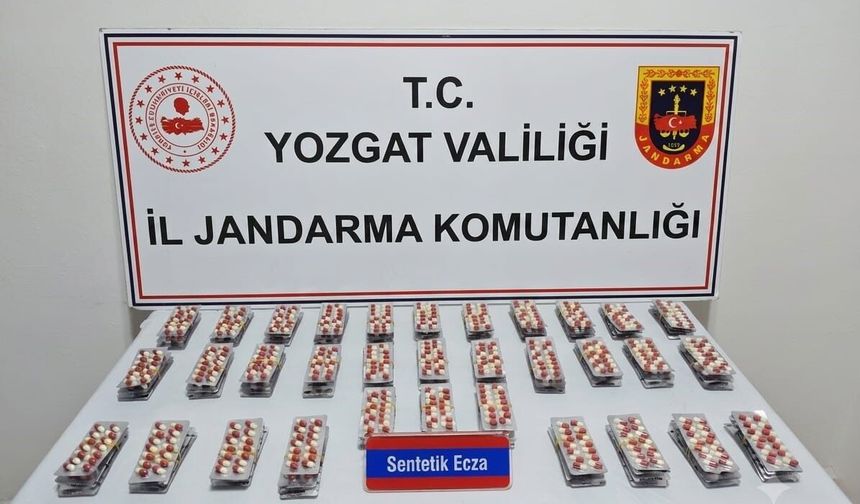 Yozgat’ta bin 848 adet uy*şturucu hap ele geçirildi
