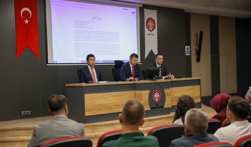 Niğde İl Spor Güvenlik Kurulu toplandı