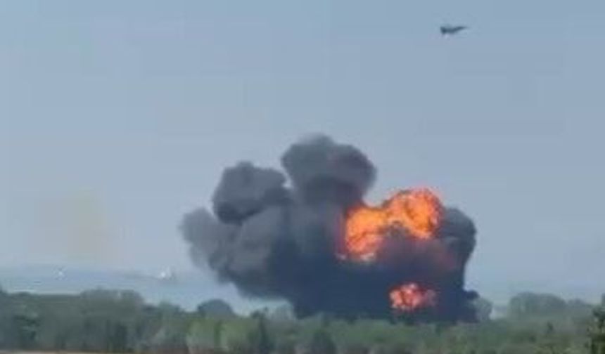 Yalova’da F-16 eğitim uçağı düştü