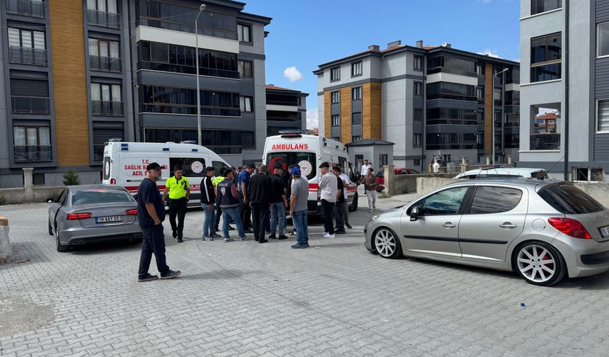Kız isteme töreninde meşale patladı: 1 yaralı