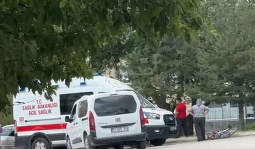 Niğde’de bisikletli çocuğa motosiklet çarptı