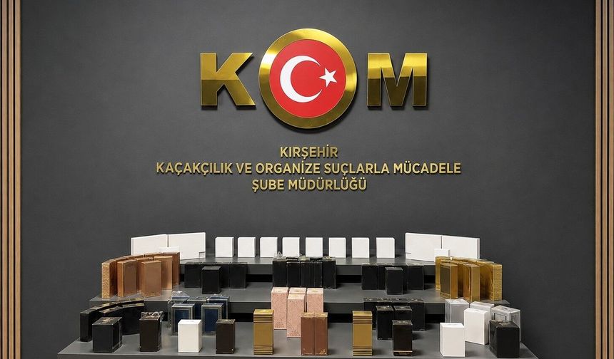 Kaçak parfüm ve elektronik ürün ele geçirildi