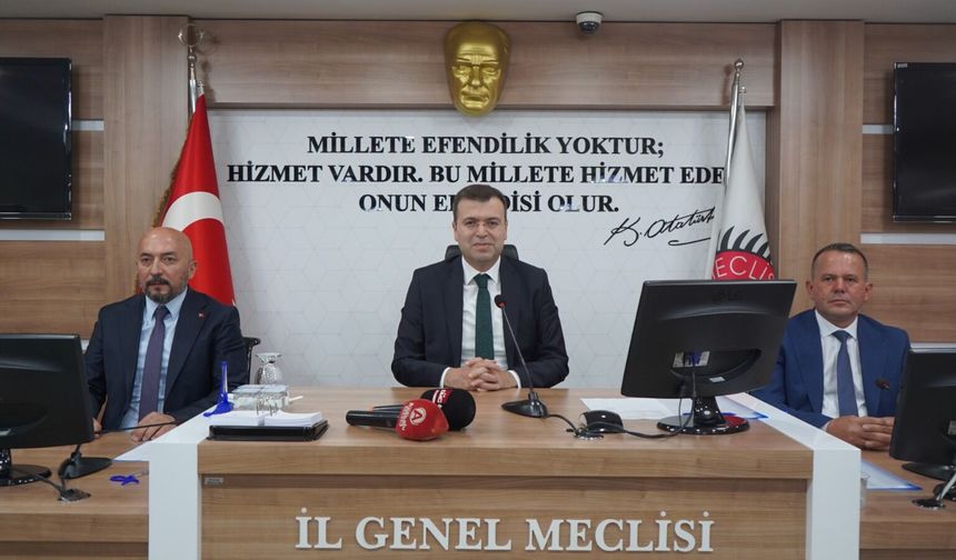 Vali Akmeşe, İl Genel Meclisini ziyaret etti