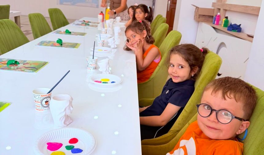 Minikler Yeşilay'da hem öğrendi hem eğlendi