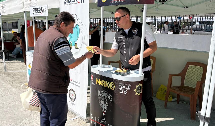 Niğde'de bin 422 kişiye narkotik bilgilendirmesi
