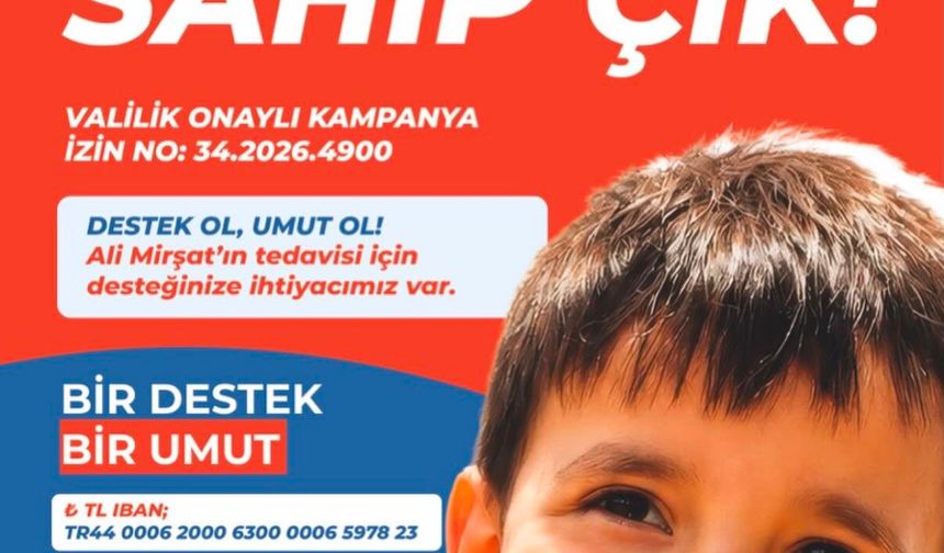 DMD hastası Ali Mirşat’ın tedavisi için umut kampanyası
