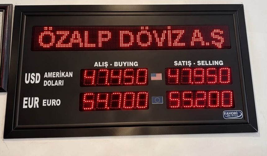 Euro 55 lira bandını aştı! Döviz haftayı hareketli kapattı