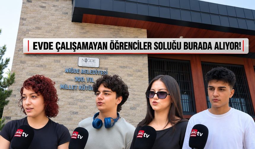 Evde çalışamayan öğrenciler soluğu burada alıyor!