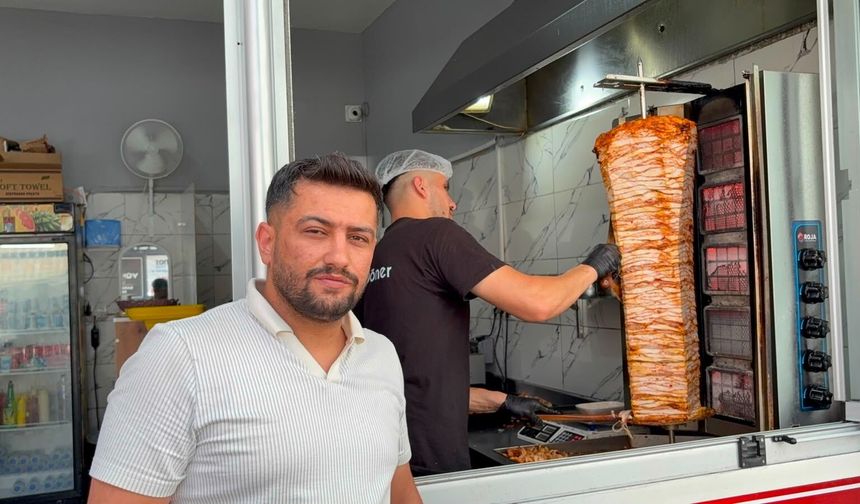Niğde’de döner ustalarının sıcakla mücadelesi