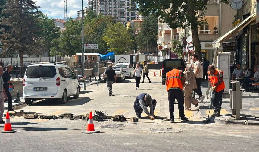 Niğde’de yaya geçidine yaya ışığı yapılıyor