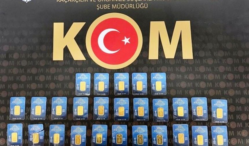 Çiftlik'te 190 gram sahte altın ele geçirildi