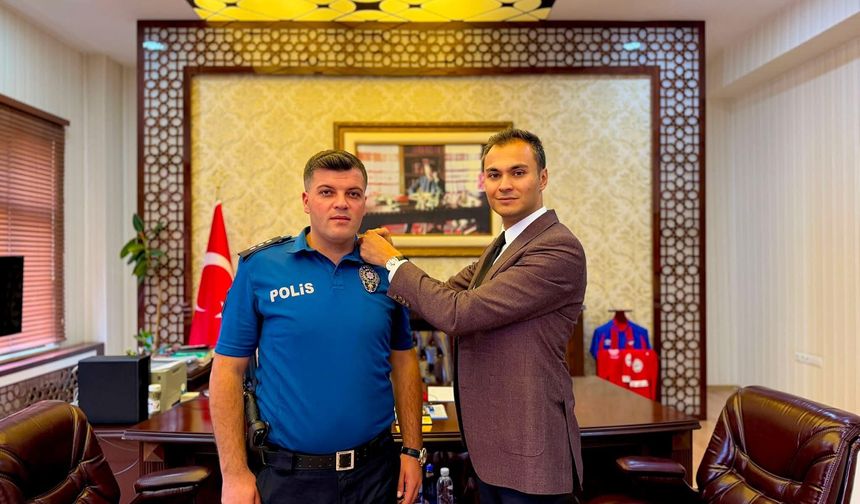 Çamardı İlçe Emniyet Amiri Uğur başkomiserliğe terfi etti
