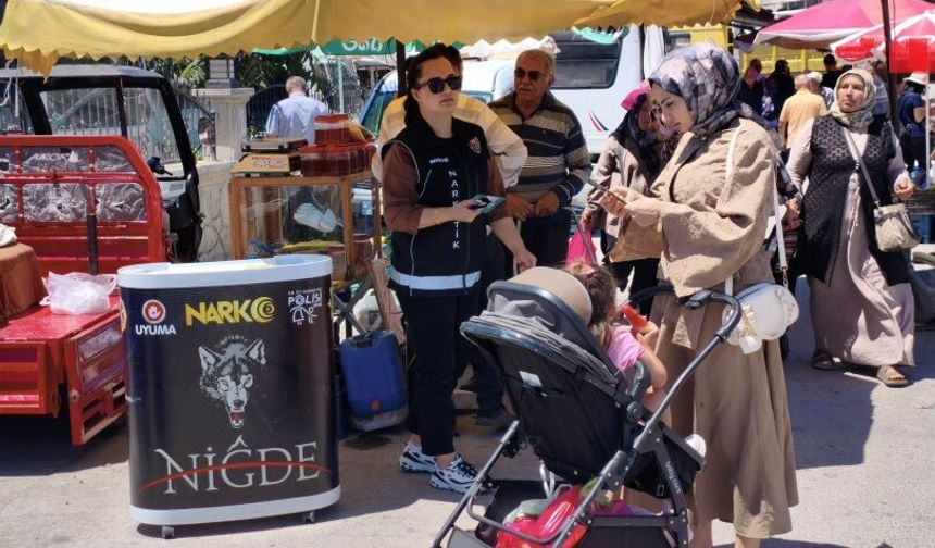 Niğde’de 210 vatandaşa narkotik bilgilendirmesi