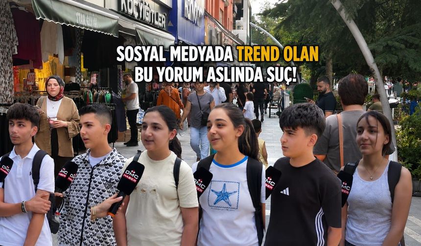 Sosyal medyada trend olan bu yorum aslında suç!