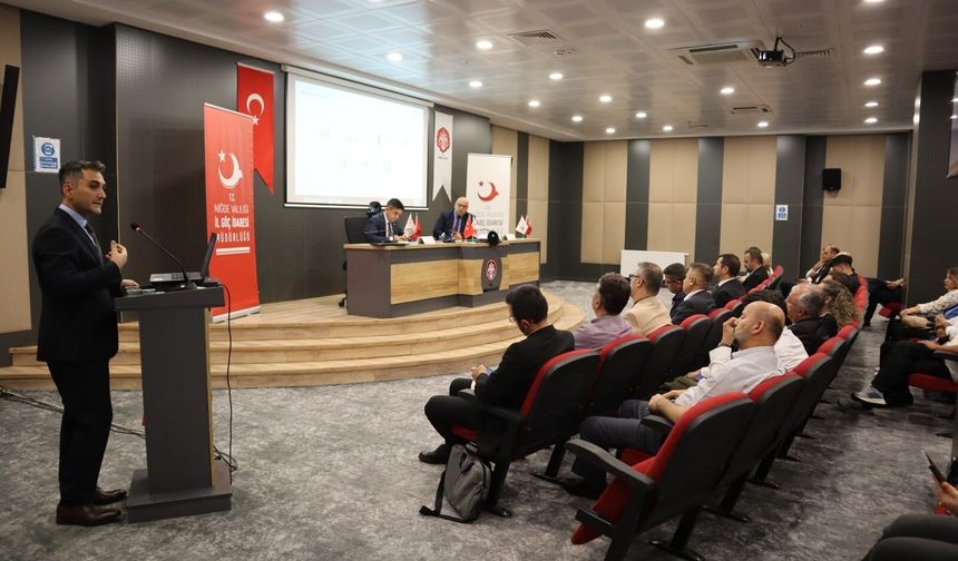 Niğde İl Göç Koordinasyon Kurulu toplandı