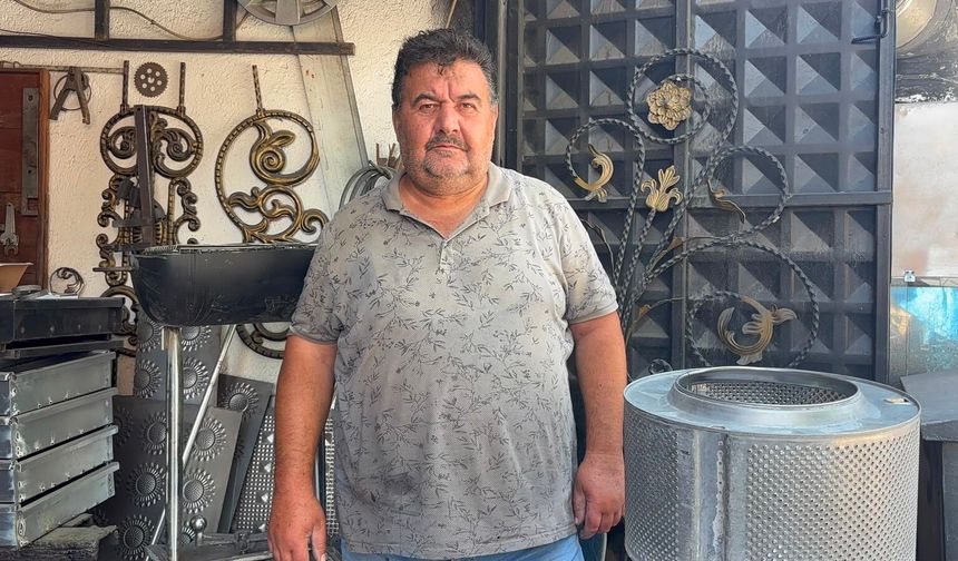 Hurdaya gidecek malzemeler el emeğiyle yeniden hayat buluyor