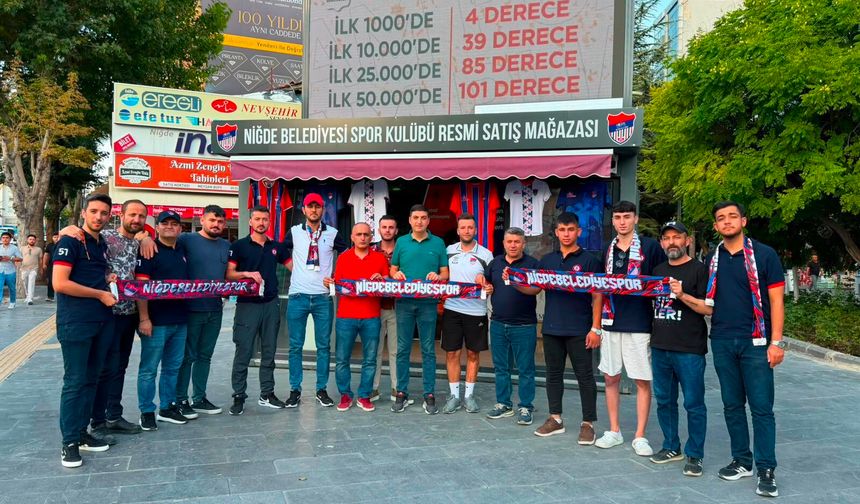 Kimsesizler Taraftar Grubu’ndan Niğde Belediye Spor’a destek