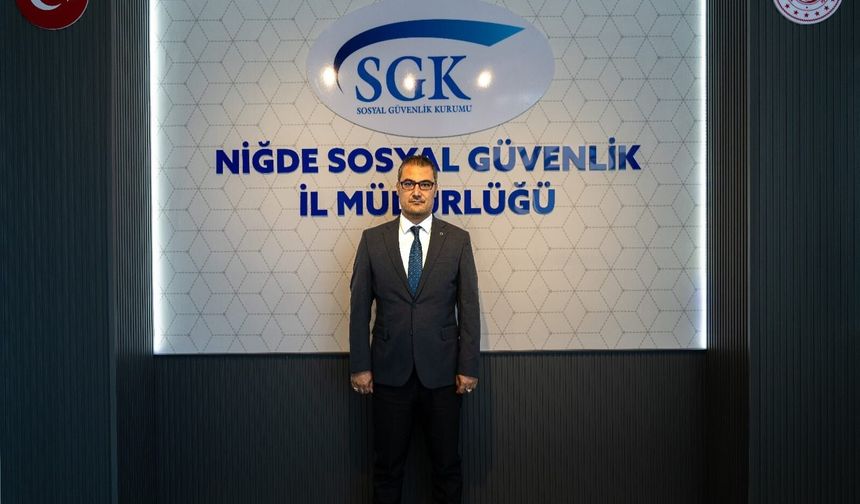 Borcu olanlar dikkat! SGK Niğde İl Müdürü Buz açıkladı!