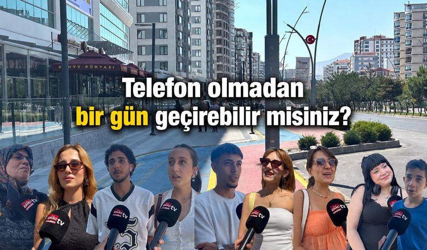 Niğdeliler telefonsuz bir gün geçirebilir mi?
