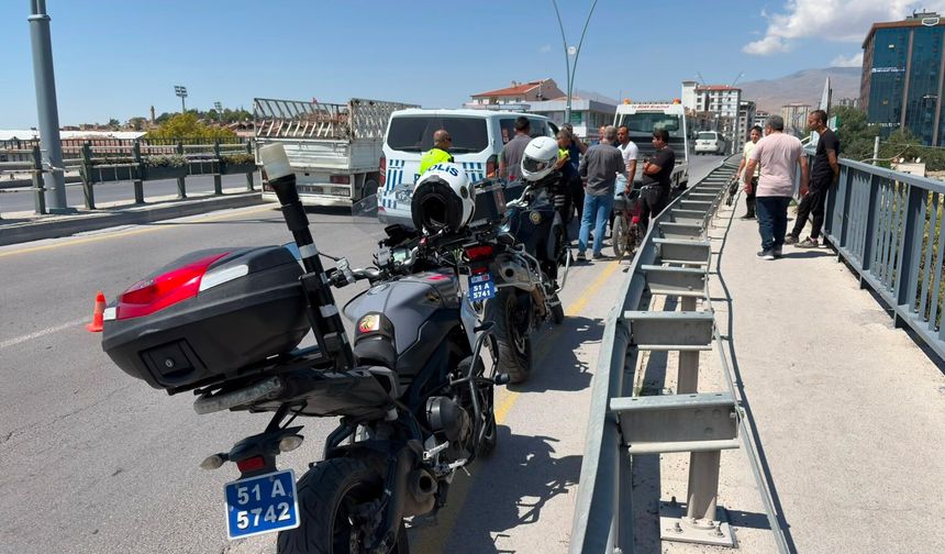 Niğde’de plakasız motosiklet ekiplerce alındı