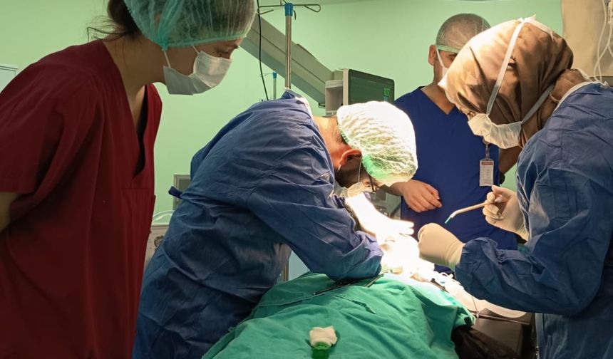 Niğde’de genel anestezi altında diş tedavileri sürüyor