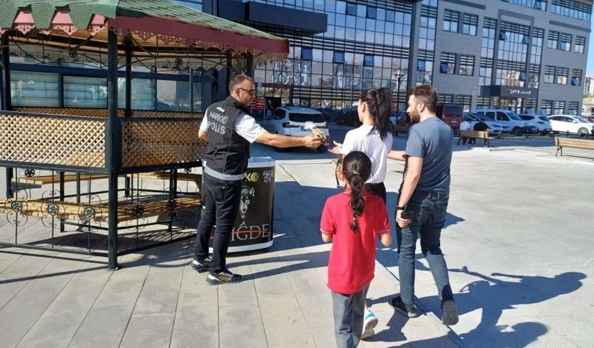 Niğde’de narkotikle mücadelede 758 kişiye bilgilendirme