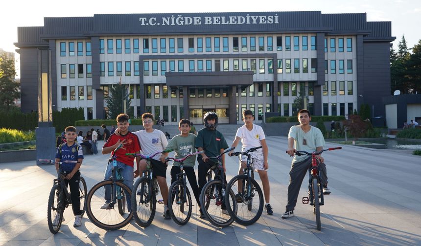 Niğde’de bisiklet tutkunu gençler parkur istiyor
