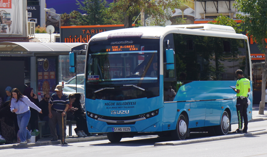 Niğde’de otobüslere yönelik trafik denetimi yapıldı