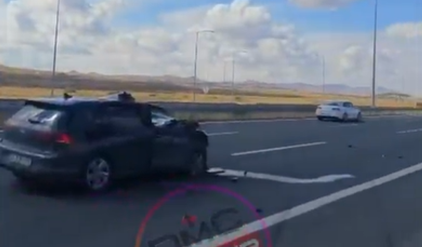 TIR’ın arkasına çarptı, burnu bile kanamadı